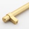 Gliderite Hardware 3 in. Center to Center Satin Gold Solid Steel Bar Pull - 4005-76-SG 4005-76-SG-1 - alternate 2